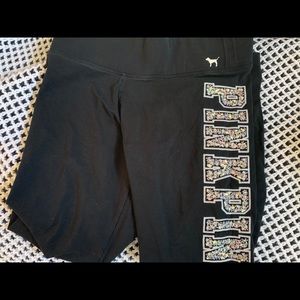 VS Pink Bling Leggings Medium